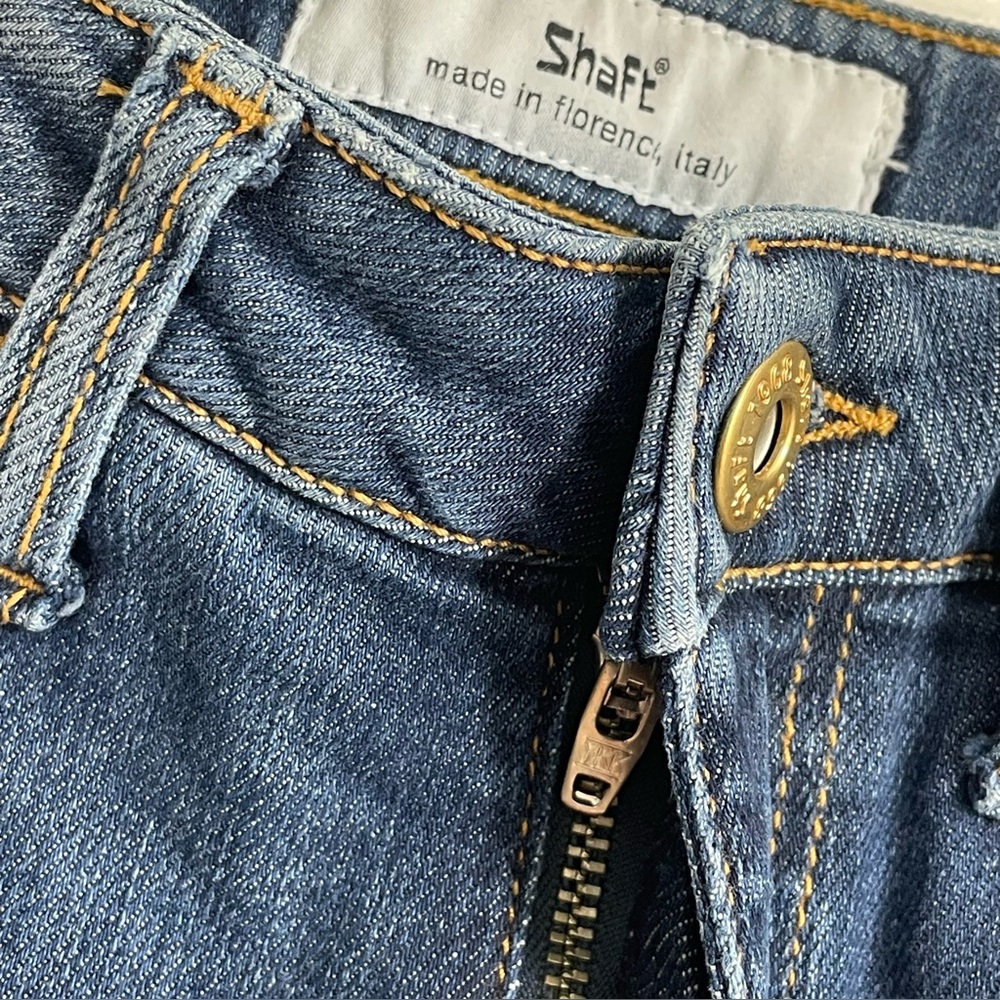 NWT‎ SHAFT Jeans Dolly Giza Denim Stretch Women's Italian 40 US 26 - Picture 11 of 13